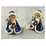 (2) Goebel figurines, 3.5' H