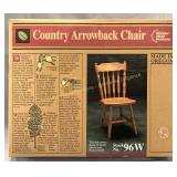 Country Arrowback chair, new in box, Chaise neuve