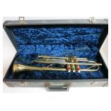 Huttl Line 800 trumpet and case, circa 1950s