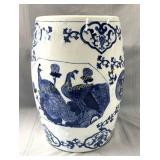 Chinese blue and white porcelain garden stool