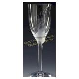 Lalique Ange (Angel) champagne flute featuring