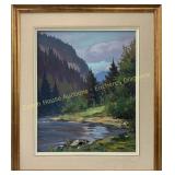 Raynald Leclerc oil on canvas 20' x 24' Huile sur