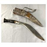 Nepalese Kothimora Kukri knife, Couteau kukri