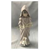 NAO porcelain figurine en porcelaine, 10.25' H