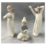 Lladro & NAO porcelain figurenes en porcelaine