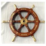Ship's wheel 18' dia, Roue de gouvernail, 18