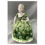 Coalport Blanche figurine, 7.5' H