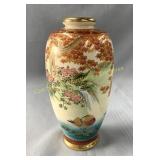 Japanese Soko China Satsuma vase, 7.25' H