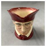 Royal Doulton Cardinal Toby mug, Cruche 3.5'H