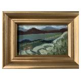 Sidney Charles Mooney oil on panel 2' x 3' Huile
