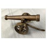 Bronze canon en bronze, 7' L