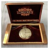 Longines 10K gold filled pocket watch, functions