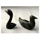 (2) Inuit sculptures inuites, 5'