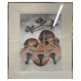 Michel Belleau lithographie 18' x 24' Trio Sans
