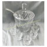 Crystal punch set, Srvice ï¿½ punch en cristal