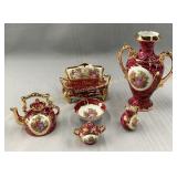 (6) Pieces Limoges porcelain, Porcelaine
