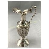 .800 Silver Ewer, Aiguiï¿½re en argent .800, 6.5'H