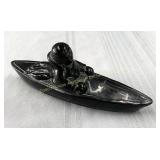 1970s 'Figures to Please' Inuit Hunter in a Kayak
