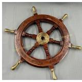 Ship's wheel, Roue de barre, 16' dia.