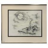 Monic lithographie 10.5' x 13.5' Les vapeurs de
