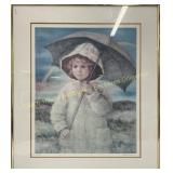 Lisette De Winne signed, numbered print 17' x 21'