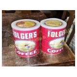 (2) Folgers Cans (BS)
