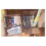 (3) Boxes of Fabric & Sewing Items