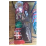 (2) Boxes of Christmas Tins