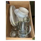 Box of Dishes & Mugs (BS)