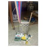 Trash Can, Sprinklers & Yard Sticks (BS)