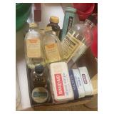 Box of Healthcare Tins & Bottles (BS)