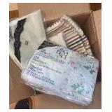 Box of Bedding & Bathroom Rug - All New