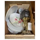 Box of Plates & Miscellaneous (B)