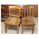 (2) Wood Chairs (BS)