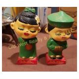 (2) Chinese Bobble Heads