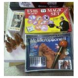 Games & Box of Game Pieces (BS)