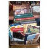 Box of Photo Albums & Books