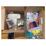(2) Boxes of Sewing Items