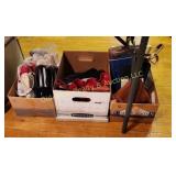 (3) Boxes of Shoes & Purses