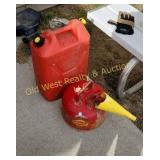 (2) Gas Cans