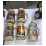 (5) Beer Steins