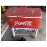 Coca Cola Cooler on Wheels