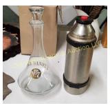 Thermos & Jack Daniels Decanter
