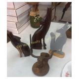 Wood Wolves & Cast Iron Bull
