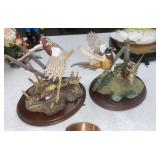 (2) Pheasant Figurines