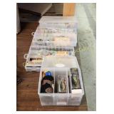 (4) Containers of Fishing Tackle