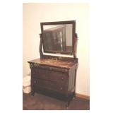 Antique Dresser w/Mirror