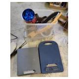 Clipboards & Tub of Miscellaneous
