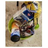 Potting Mix & Bucket of Yard Items