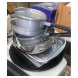 Various Pots, Pans, & Trays